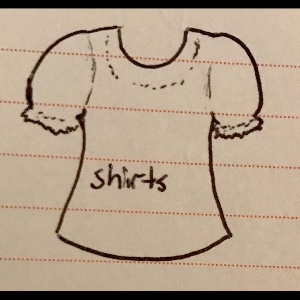 Tops and shirts this way